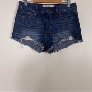 Abercrombie & Fitch High Waisted Cut Off Jean Shorts